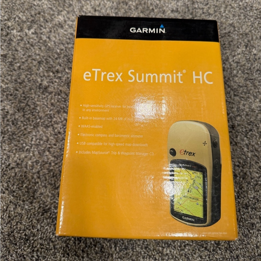 Garmin eTrex Summit HC GPS - Black and Gold NEW
